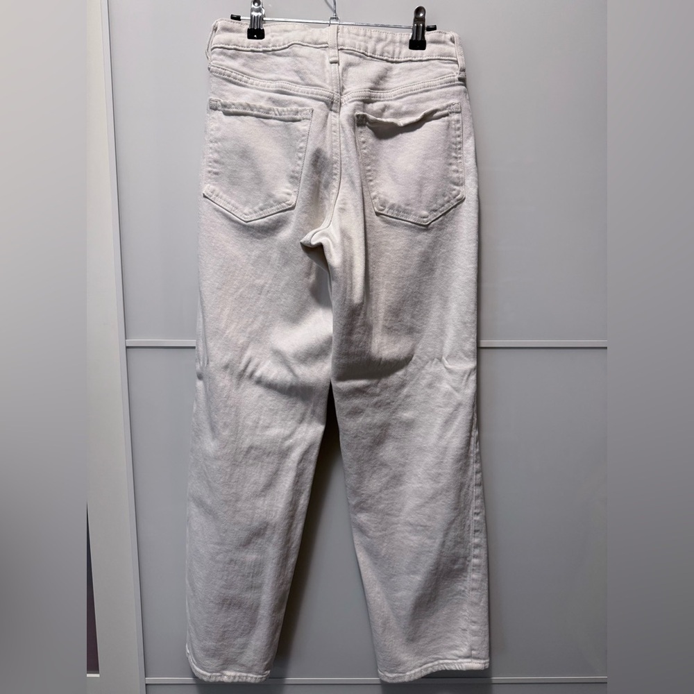 Old Navy White Washed Straight Leg Women's Jeans - Picture 4 of 6